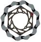 Preview: BRAKING BY4128E Oversize EPTA Batfly-Wave Bremsscheibe 270mm mit Alu Innenkranz