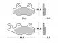 Preview: Bremsbelag vorne BRAKING 696SM1 Semi-Sinter standard