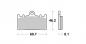 Preview: Bremsbelag hinten BRAKING 715SM1 Semi-Sinter standard