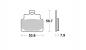 Preview: Bremsbelag vorne BRAKING 842SM1 Semi-Sinter standard
