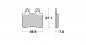 Preview: Bremsbelag hinten BRAKING 878SM1 Semi-Sinter standard
