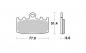 Preview: Bremsbelag vorne BRAKING 892SM1 Semi-Sinter standard