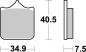 Preview: Bremsbelag vorne BRAKING 870CM55 Sintermetall