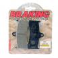 Preview: Bremsbelag vorne BRAKING 841SM1 Semi-Sinter standard für BRAKING Bremszange HD