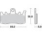 Preview: Bremsbelag vorne BRAKING 960CM55 Sintermetall