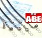 Preview: Stahlflex Bremsleitungen vorne Moto Guzzi Mille 1000 GT VH Bj. 1990