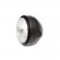 Preview: Scheinwerfer H4 5 3/4" schwarz, geplaegtes Glas