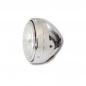 Preview: Scheinwerfer H4 5 3/4" Chrom, geplaegtes Glas