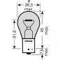 Preview: Lampe, Glühbirne 12V21W BAU15S GELB, ULTRA LIFE 2BLISTER