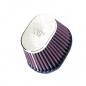Preview: K&N Renn-Luftfilter Uni Oval-Zylinder 55mm Chromkappe RC-0981