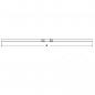 Preview: Lenker Straight stahl CR 22mm