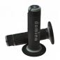 Preview: Griffgummi schwarz/grau D.22mm, L.118mm geschlossen