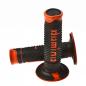 Preview: Griffgummi schwarz/orange D.22mm, L.120mm geschlossen