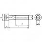 Preview: Schraube Innensechskant A2 5X16 DIN912, Pack 100 STCK