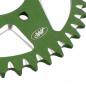 Preview: Alu-Kettenrad 43Z Teilung 520 grün Innendurchmesser 080 Lochkreis 104