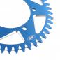Preview: Alu-Kettenrad 45Z Teilung 520 blau Innendurchmesser 110 Lochkreis 130