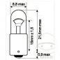 Preview: Lampe 6V4W   BA9S Inhalt 1 Stück