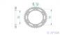 Preview: Kettenrad Stahl Teilung 520, Zähne 50