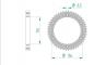 Preview: AFAM Kettensatz, AJP PR4 125 Enduro, mit A428R1-G Kette
