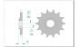 Preview: AFAM Kettensatz Alu, BETA ALP 200, mit A520MR2-G Kette
