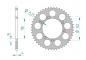 Preview: AFAM Kettensatz Alu, BETA ALP 200, mit A520MR2-G Kette