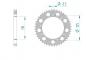 Preview: AFAM Kettensatz, SHERCO 125 SM City Corp, mit A428R1-G Kette