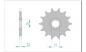 Preview: AFAM Kettensatz, KTM LC2 125, mit A520XLR2 Kette