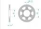 Preview: AFAM Kettensatz, RIEJU RRX 50 SM Spike, mit A420R1-G Kette
