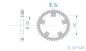 Preview: AFAM Kettensatz, TRIUMPH 600 Speedfour, mit A525XRR Kette