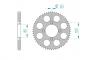 Preview: AFAM Kettensatz Alu, SCORPA SY 125 F, mit A428R1-G Kette