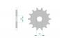 Preview: AFAM Kettensatz, GAS-GAS EC 125 R, mit A520XRR3-G Kette