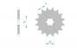 Preview: DID Kettensatz YAMAHA DT 50 R, mit DID 420D Kette