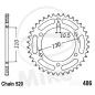 Preview: JT Kettenrad Stahl 42Z Teilung 520