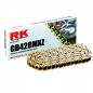 Preview: Motocross Kette RK gold GB 428MXZ 106 Glieder offen mit Clipschloss gold