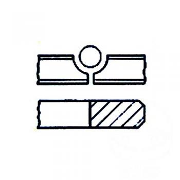 Kolbenring 40x1,5G15H