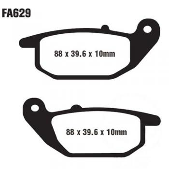 Bremsbelag EBC FA629HH vorne