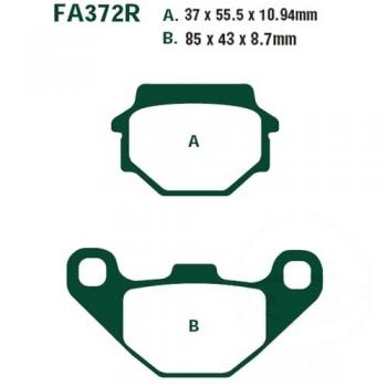 Bremsbelag EBC FA372R vorne