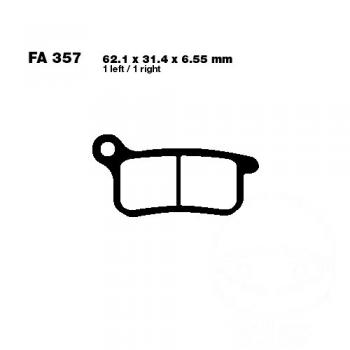 Bremsbelag EBC FA357R vorne