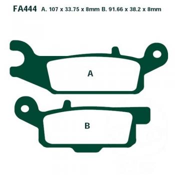 Bremsbelag EBC FA444R vorne rechts