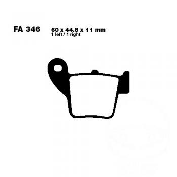 Bremsbelag EBC FA346R vorne