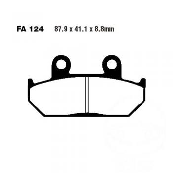 Bremsbelag EBC FA124HH vorne