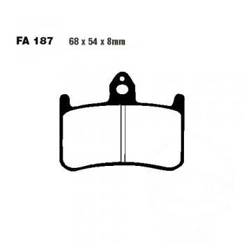 Bremsbelag EBC FA187HH vorne