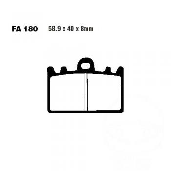 Bremsbelag EBC FA180HH vorne