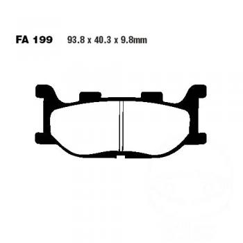 Bremsbelag EBC FA199HH vorne