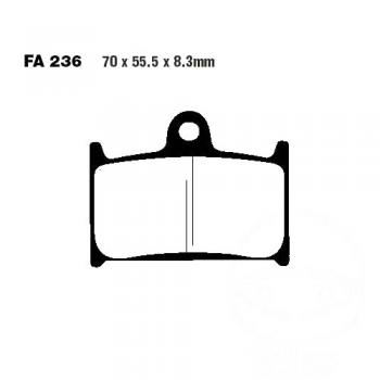 Bremsbelag EBC FA236 vorne