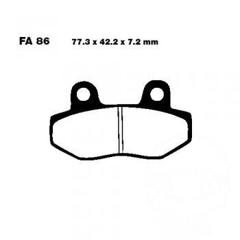Bremsbelag EBC FA086 vorne