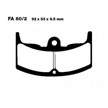 Bremsbelag EBC FA80/2 vorne