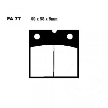 Bremsbelag EBC FA077 vorne