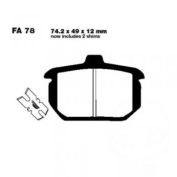 Bremsbelag EBC FA078 vorne