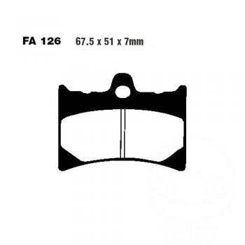 Bremsbelag EBC FA126 vorne